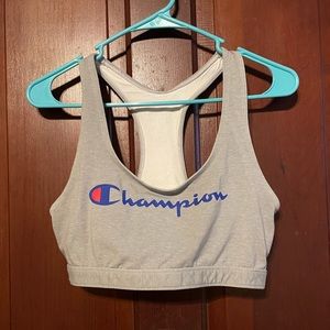 Champion gray sports bra. Size large.